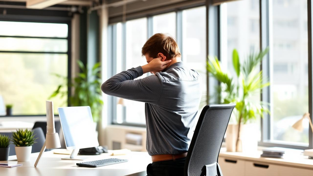 5-minute desk stretches for instant neck pain relief